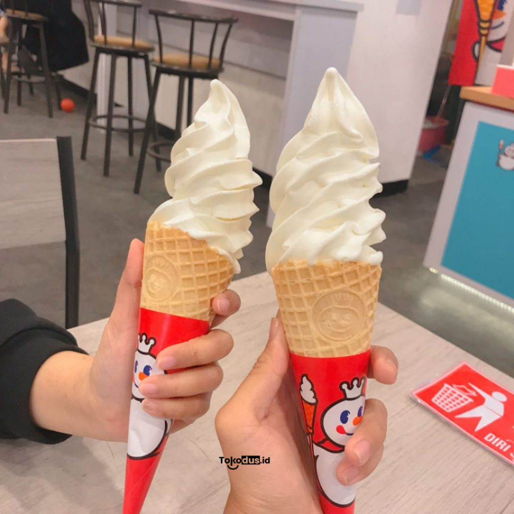 Papercone Ice Cream | Bungkus contong es krim | kertas cone es krim mixue