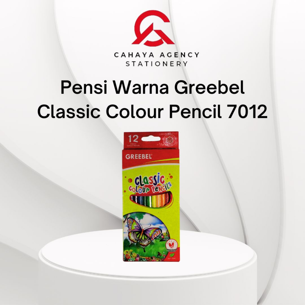 

Pensil Warna Kayu Classic Colour Penscils Greebel 7012 (12 Warna)