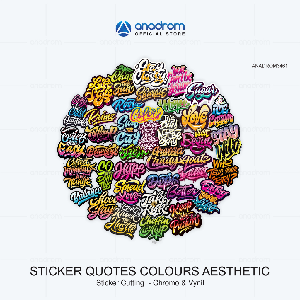 

Sticker Quotes Colours Aesthetic | Sticker Aesthetic & Anime | Anadrom 3461