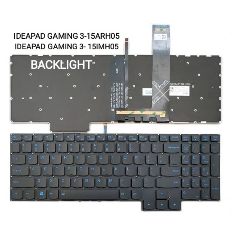 KEYBOARD LENOVO IDEAPAD GAMING 3-15IMH05 3-15ARH05 BACKLIGHT PUTIH BIRU