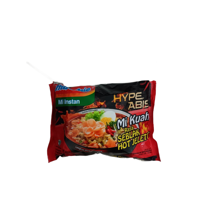 

INDOMIE HYPE ABIS SEBLAK HOT JELETOT