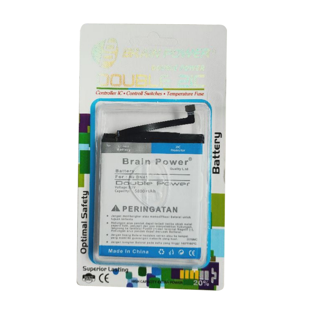 Baterai Bt Batre Battery Xiomi Xiaomi Redmi Note 4 BN41 BRAIN POWER