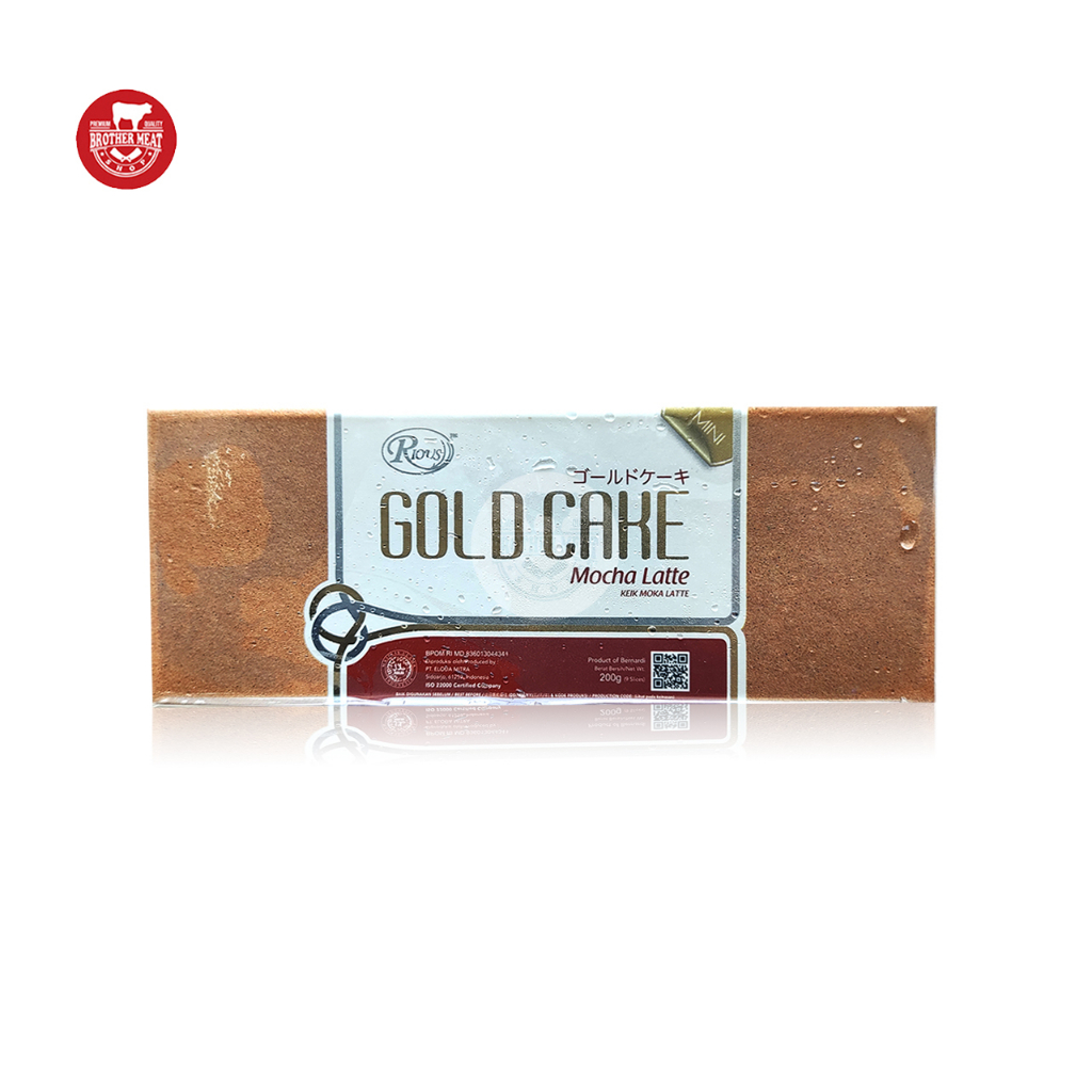 RIOUS Gold Cake Moccalate Mini 200gr