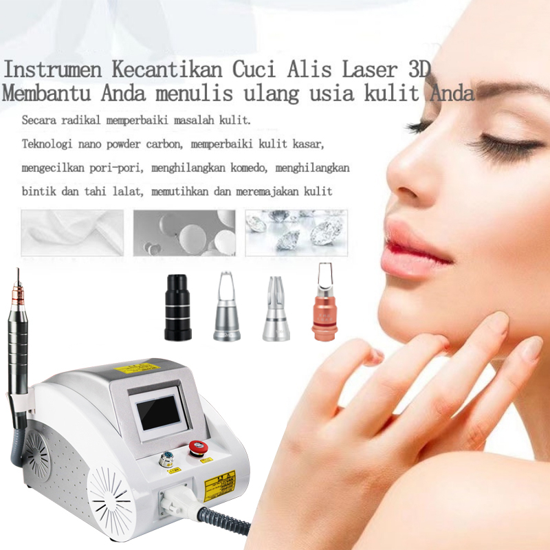 ⚡Garansi⚡Picosecond Laser 6IN1 Ndyag laser Tattoo Washer Mesin /Penghapusan Bintik/Penghapusan Alis/Blackdoll Pemutih Kulit