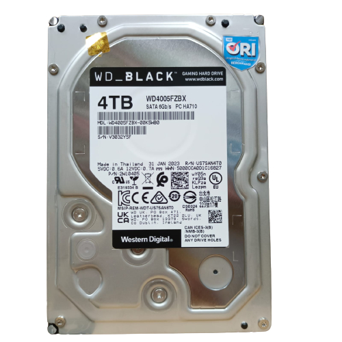 Harddisk PC WD Caviar Black 4TB SATA 3,5inch 7200rpm WD4005FZBX