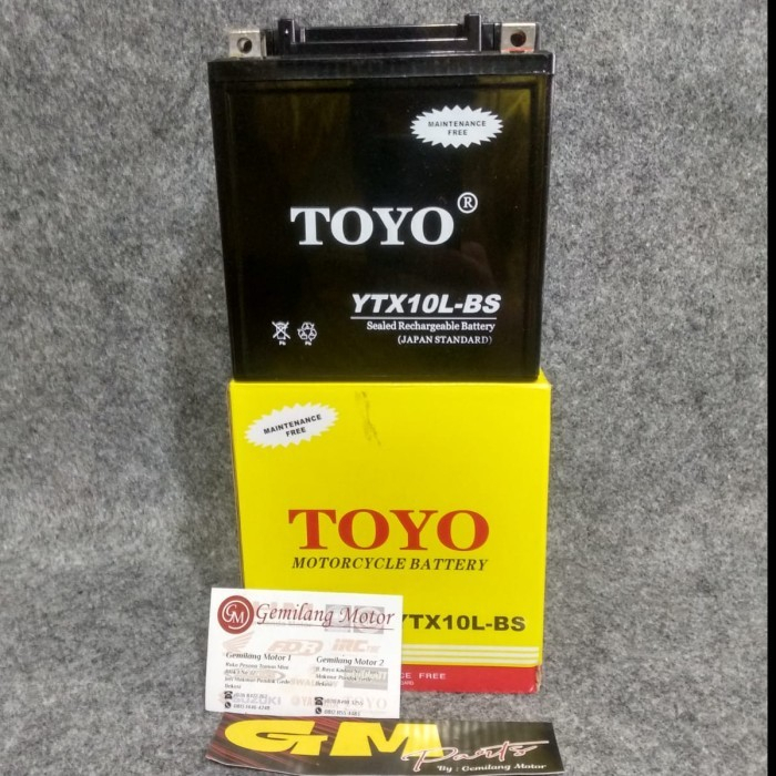 Aki Motor Toyo YTX10L-BS Thunder 250 Vespa