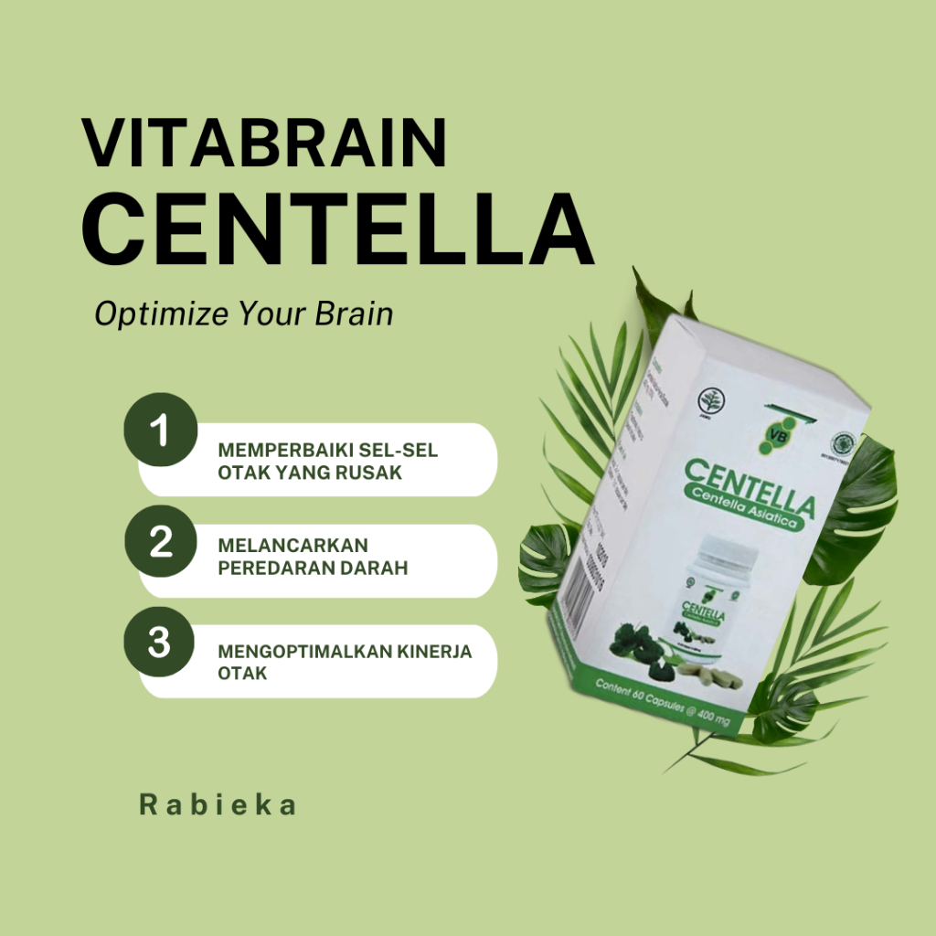 VitaBrain VB Centella | Vitamin Otak Terbaik
