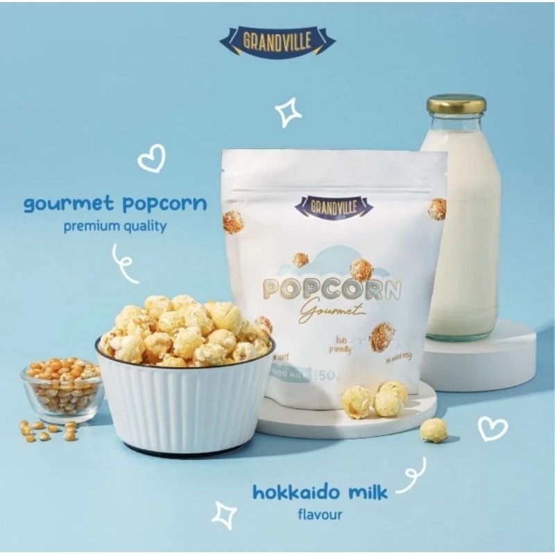 Grandville Popcorn Gourmet 50 gr - Snack Anak &amp; Dewasa