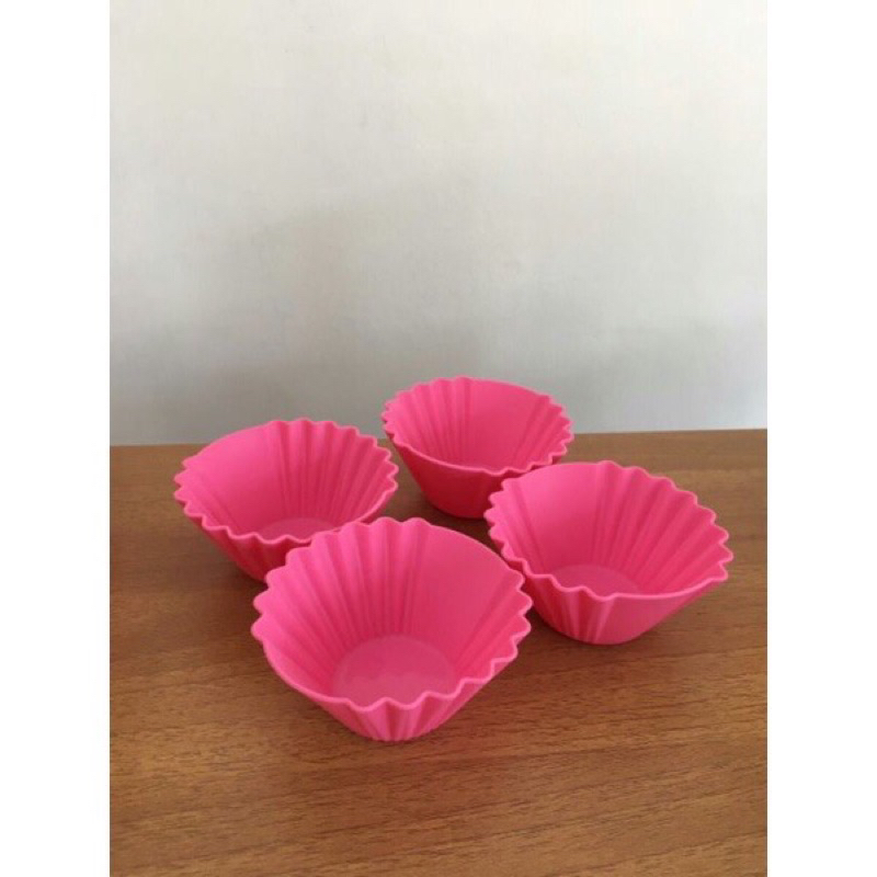 SILICON CUP TUPPERWARE (4) pink