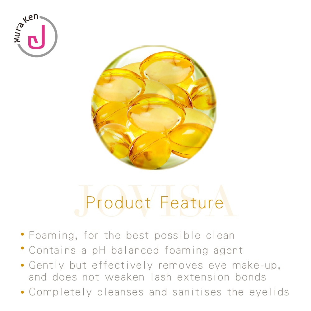 JOVISA FLASH LASHES CLEANSER PROTEIN REMOVER 100ml CLEANSER EYELASH EXTENSION PEMBERSIH BULUMATA EYELASH PENGUAT EYELASH EXTENSION