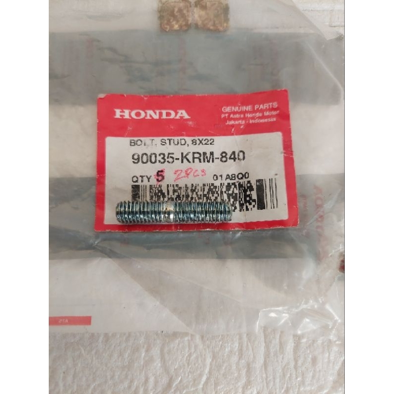 Baut Tanam Knalpot CRF 150 Megapro Verza