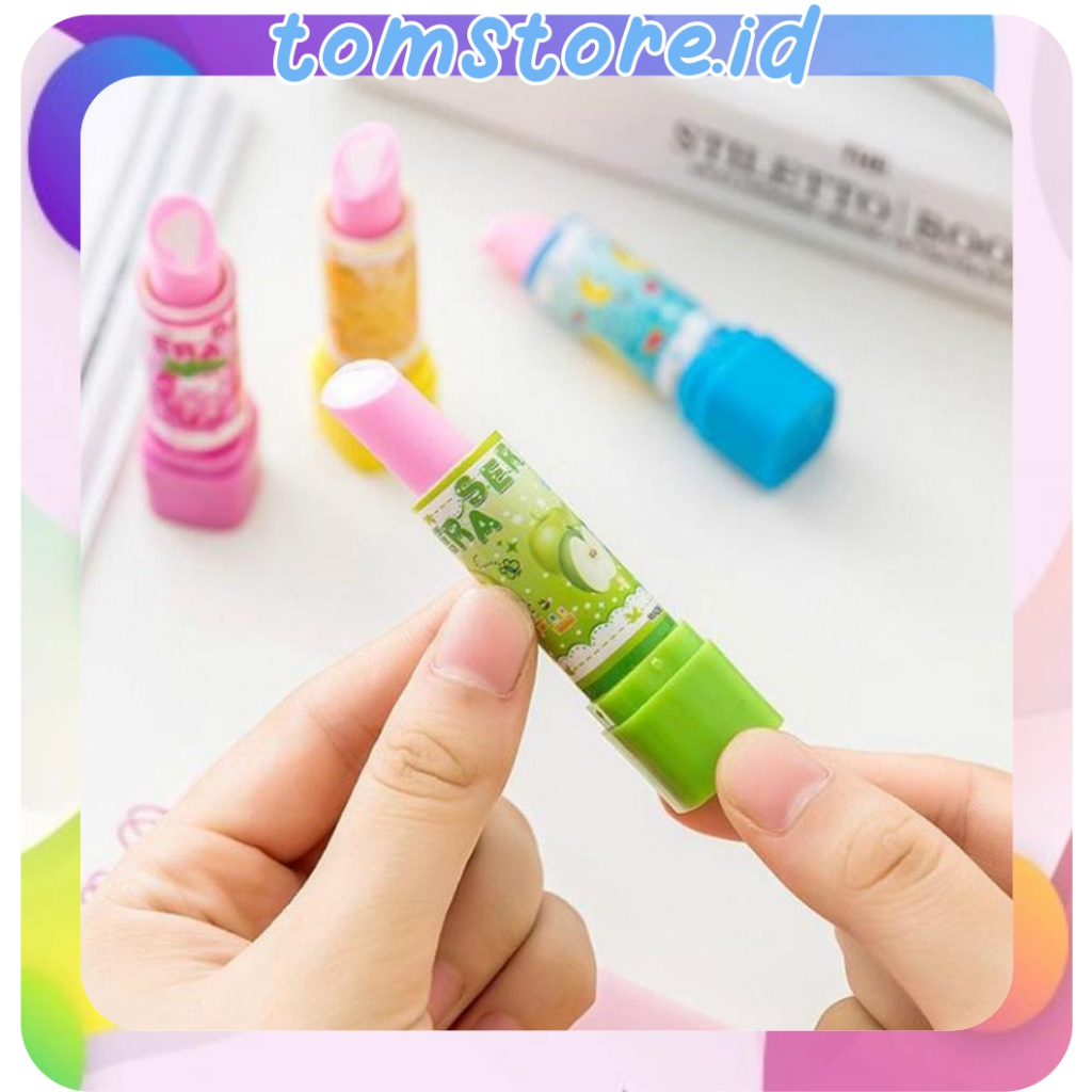 

TOMSTORE.ID PENGHAPUS KARAKTER LIPSTIK DENGAN TUTUP / PENGHAPUS MOTIF / ALAT TULIS LUCU / STIPPPA S067
