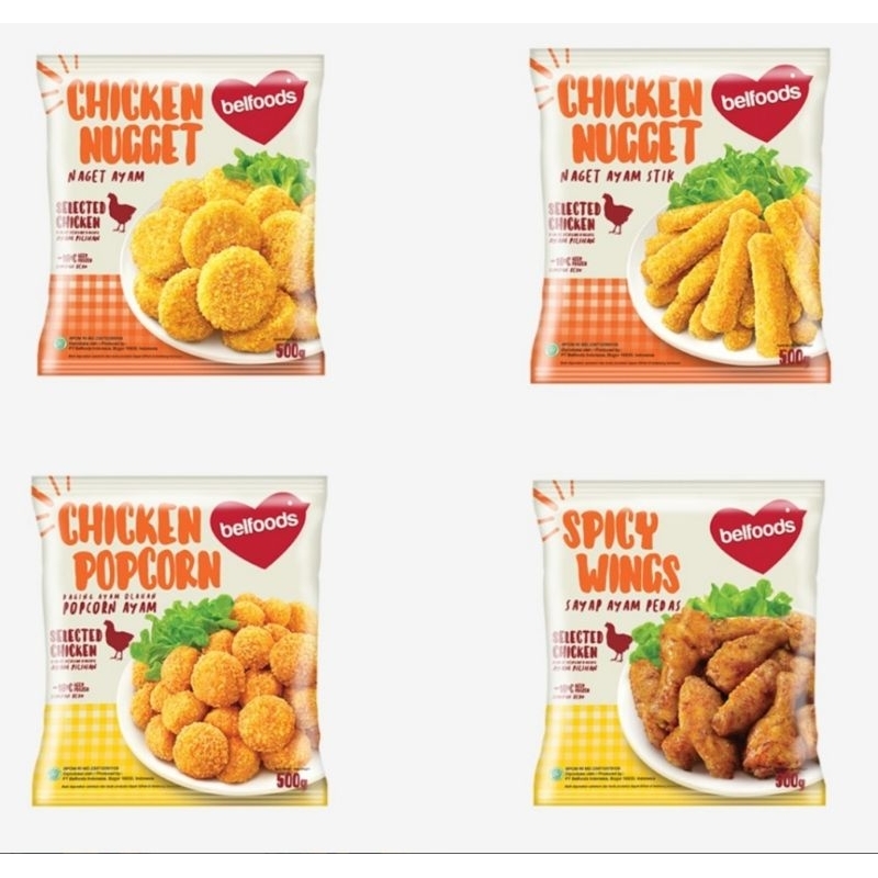 

Belfoods chicken Nugget Naget Stick Ceria Kentang Goreng Baso Sosis