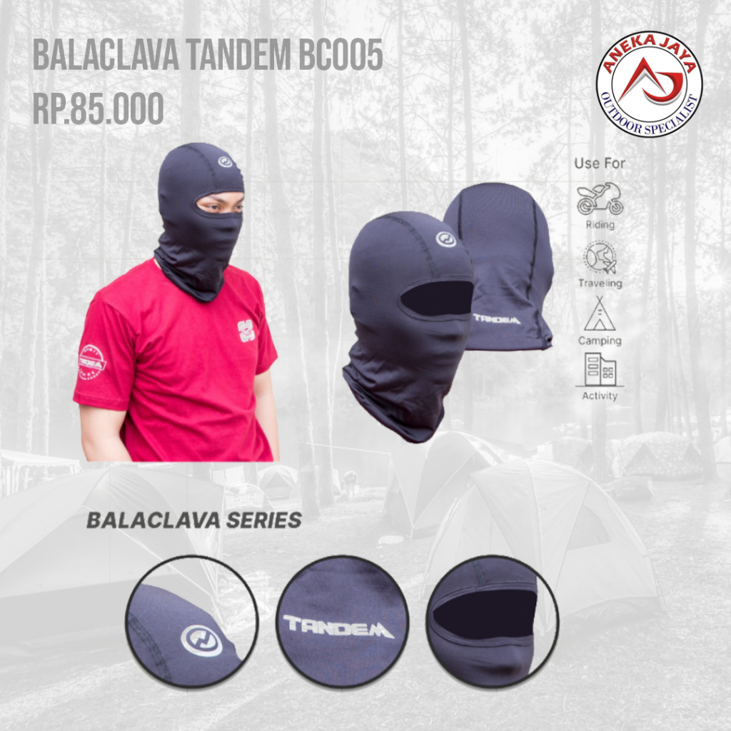 BALACLAVA KUPLUK TANDEM BC005