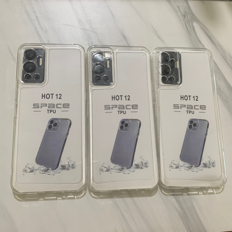 Softcase Infinix Hot 12 Infinix Hot 12 Play - Clear Case Bening Space Tpu - UA