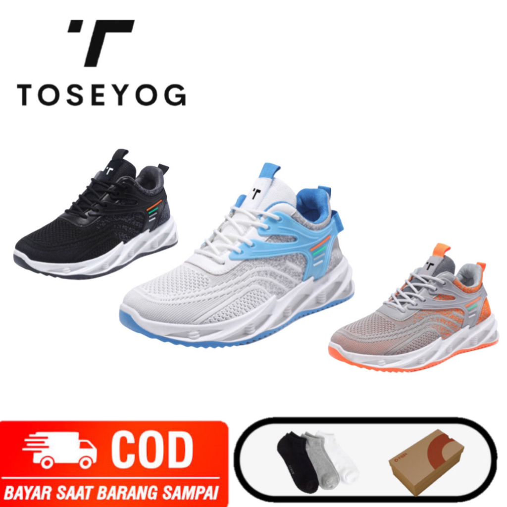 Toseyog 029 AERO! Sepatu Cowok Keren, Sepatu Olahraga. Mantul.