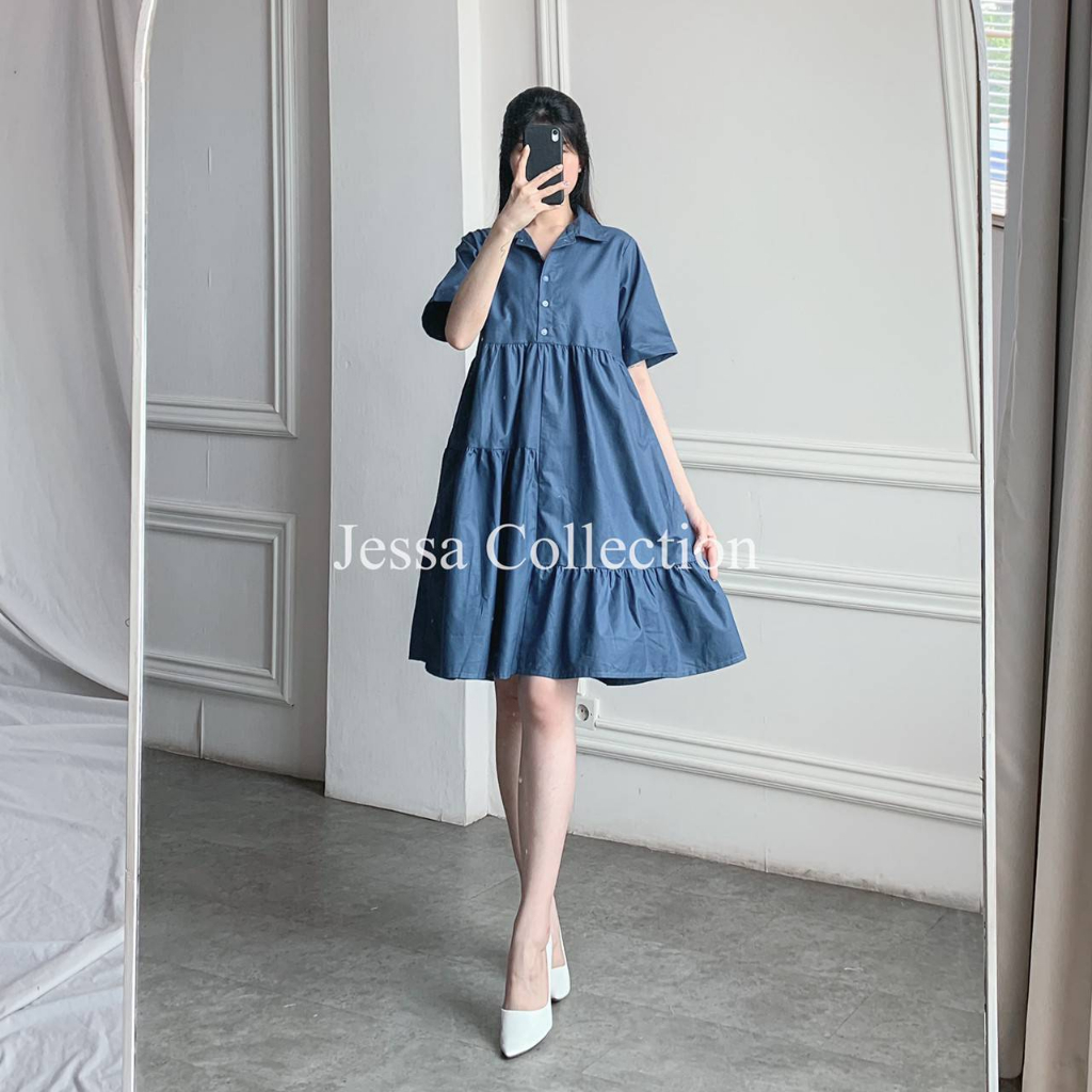 Premium Milca Plain Dress TH 908 COTTON