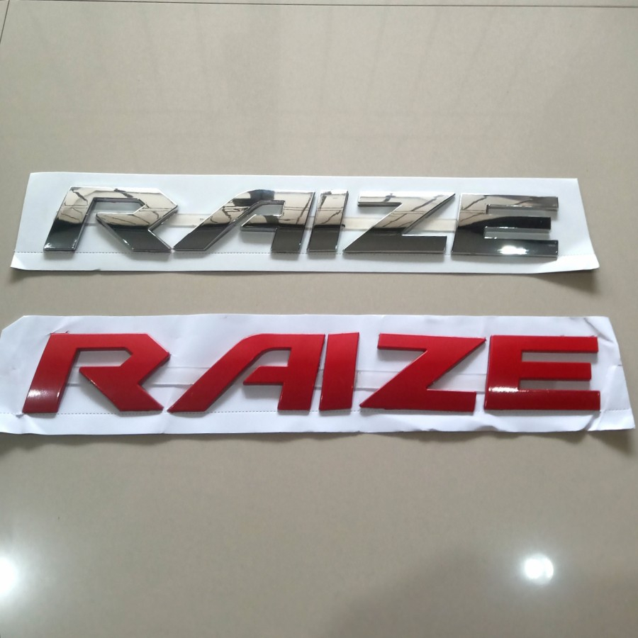 Engine Hood Emblem Toyota RAIZE Emblem Kap Mesin RAIZE Premium