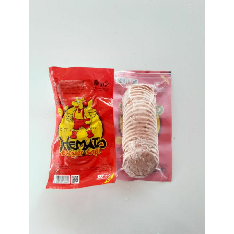 

hemato patties burger sapi