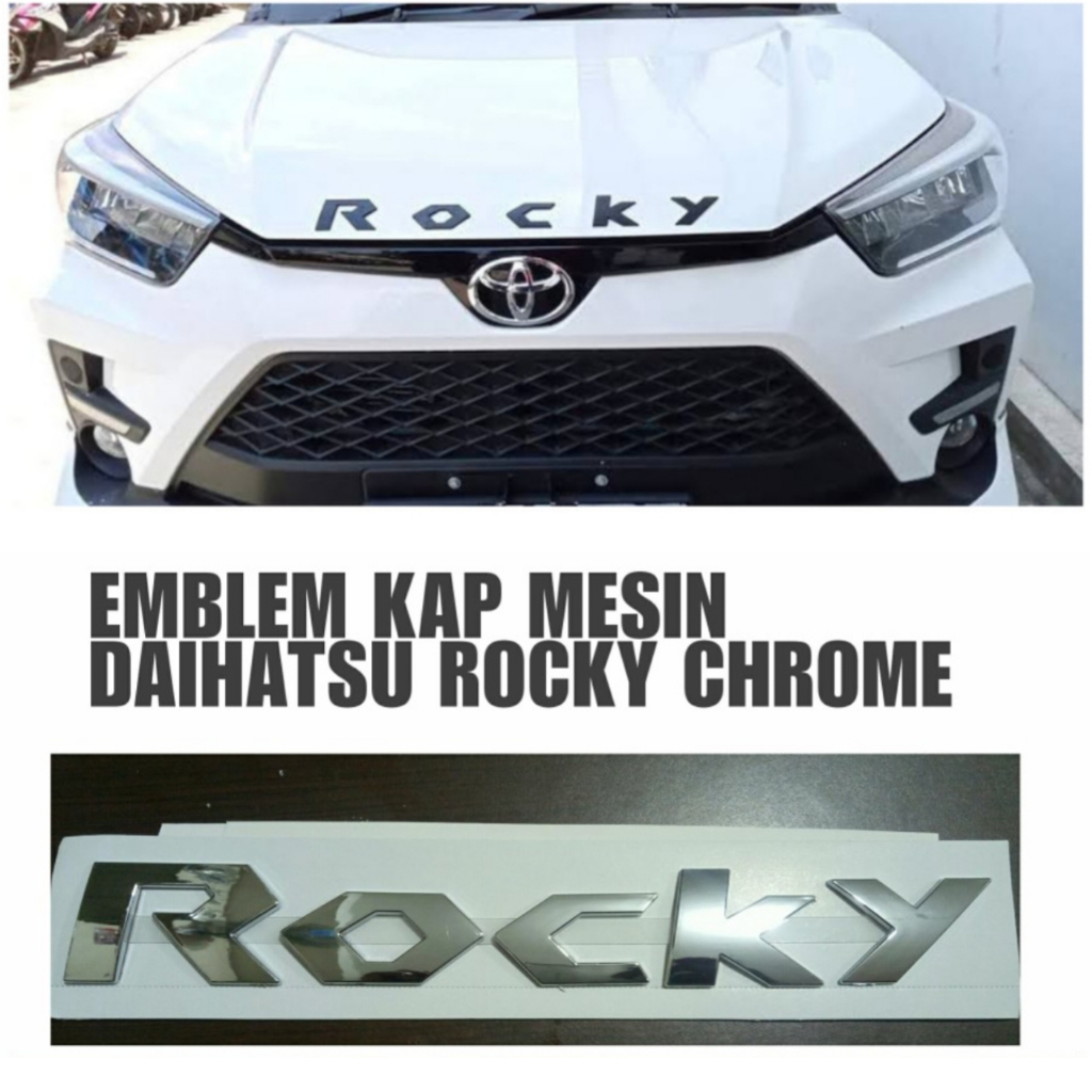 Engine Hood Emblem Daihatsu ROCKY Emblem Kap Mesin ROCKY Berkualitas