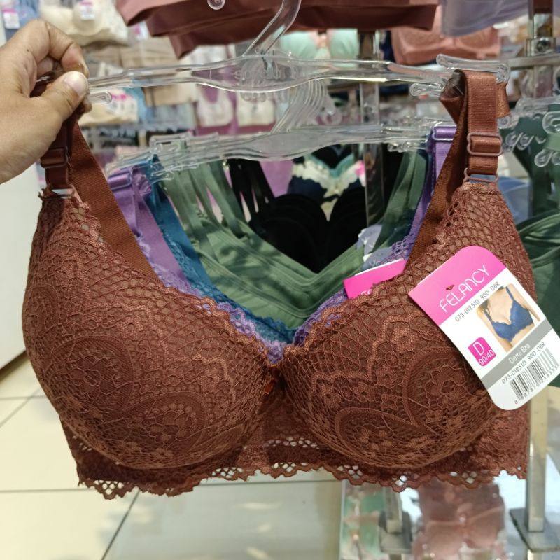 FELANCY BRA BROKAT CUP D BERKAWAT NEW ARRIVAL (73-1251)