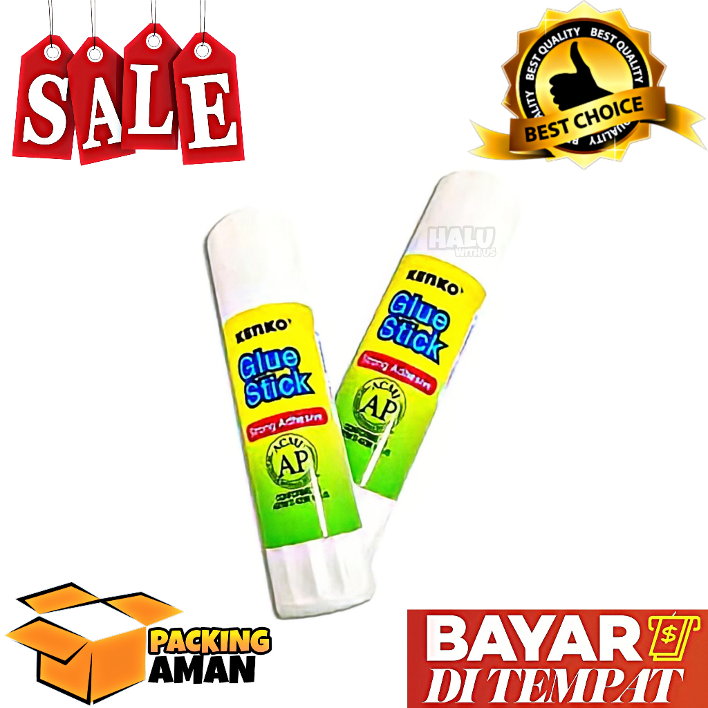 

(BISA COD) PROMO 1 Pcs Lem Kertas Glue Stick Kenko 8 Gram