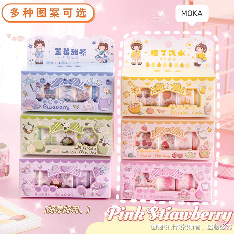 

Washi Tape karakter kartun lucu cute girl