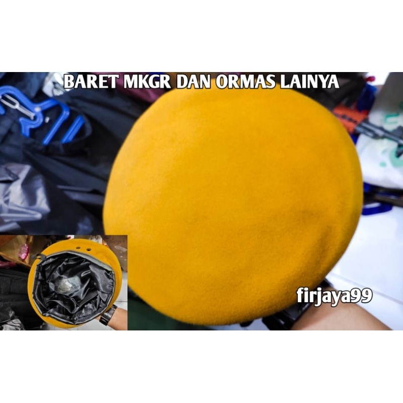 baret mkgr/baret ormas/bare ormas mkgr bahan bludru prima