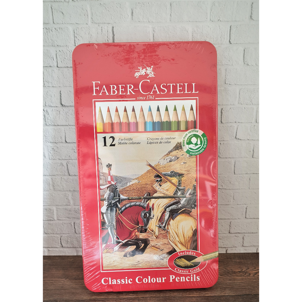 

FABER-CASTELL CLASSIC COLOR PENCILS TIN 12