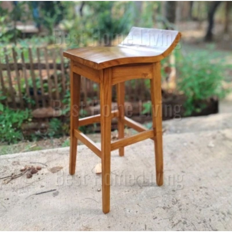 Kursi Bar L Jati Minimalis