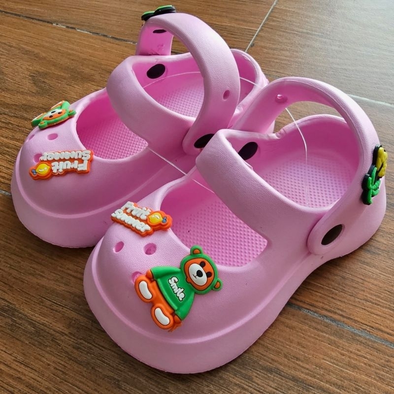 Sepatu Sandal Clogs Widges Anaka Perempuan Tali belakang Eva Sweet