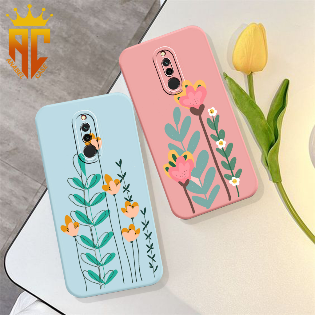 [SRD2] Softcase Silikon Prokamera Redmi 8 Flower Aesthetic Case Lucu Kekinian - Case Bunga - Case Bu