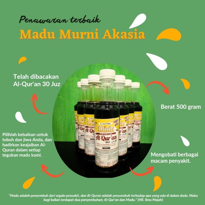 

PROMO MADU QURAN AL MUJTABA MADU ASLI SEJUTA KHASIAT