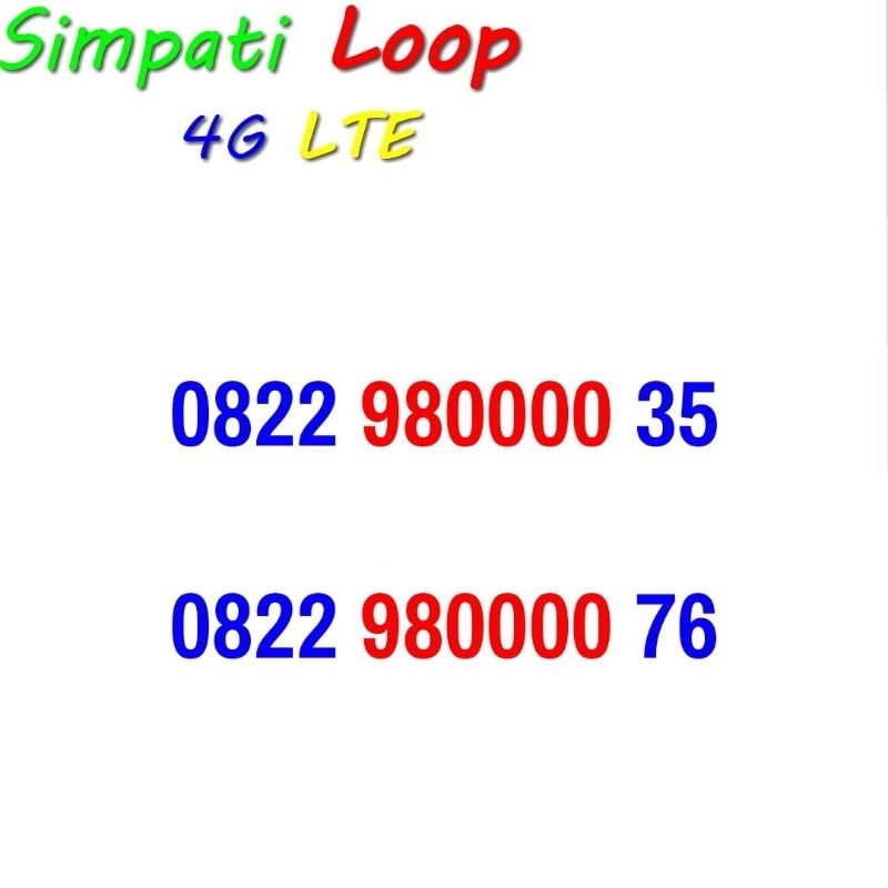 Simpati Loop Nomor Cantik Kuartet Rapi