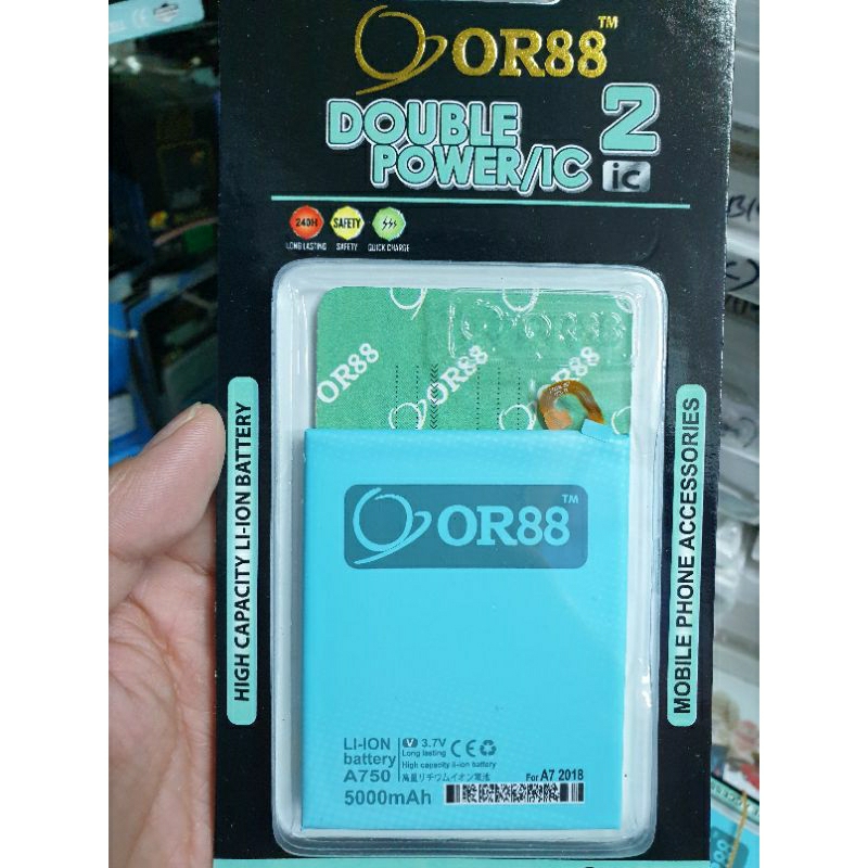 Baterai ORIENS Double Power 2 IC SAMSUNG A7 2018/A750