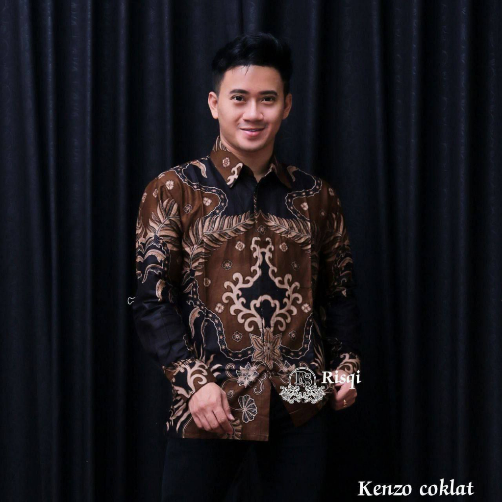 Kemeja Batik Pria Lengan Panjang Baju Batik Pria Lengan Panjang Batik Pria