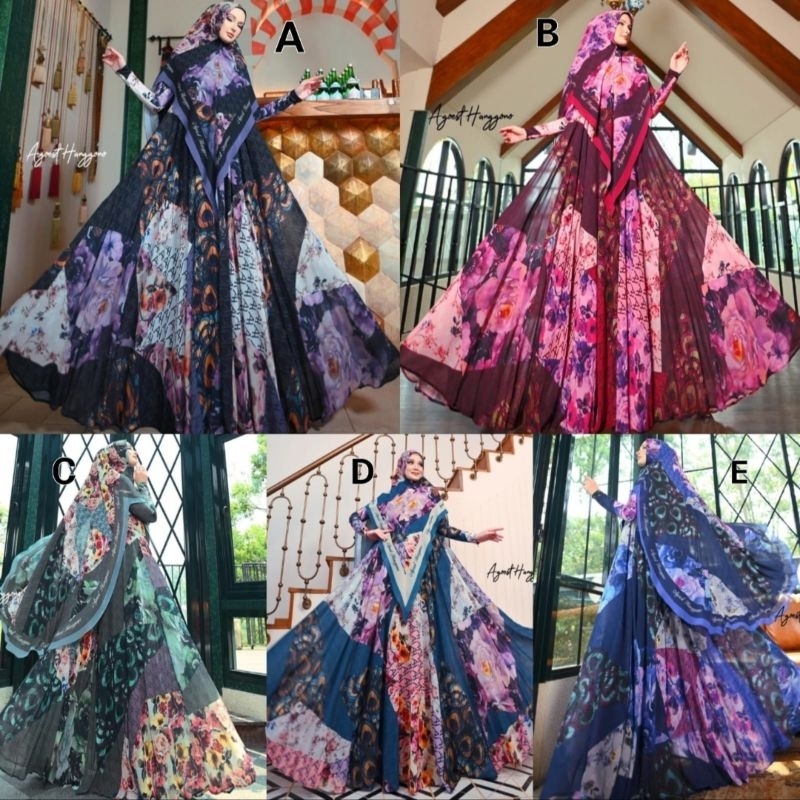 Alora Adha series by Agoest Hanggono/Gamis syar'i premium by Agoest Hanggono