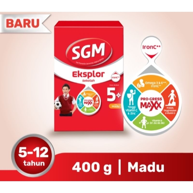 

SGM Eksplor 5+ Pro-Gressmaxx Promo | Nutrisi Anak untuk siap sekolah usia 5-12 tahun