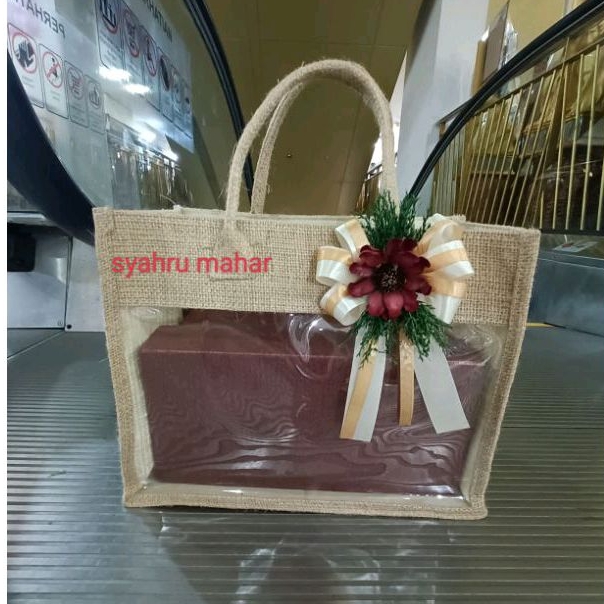 

tas hampers goni/tas hampers toples 4 bulat/tas goni/tempat hampers parsel/tas souvenir