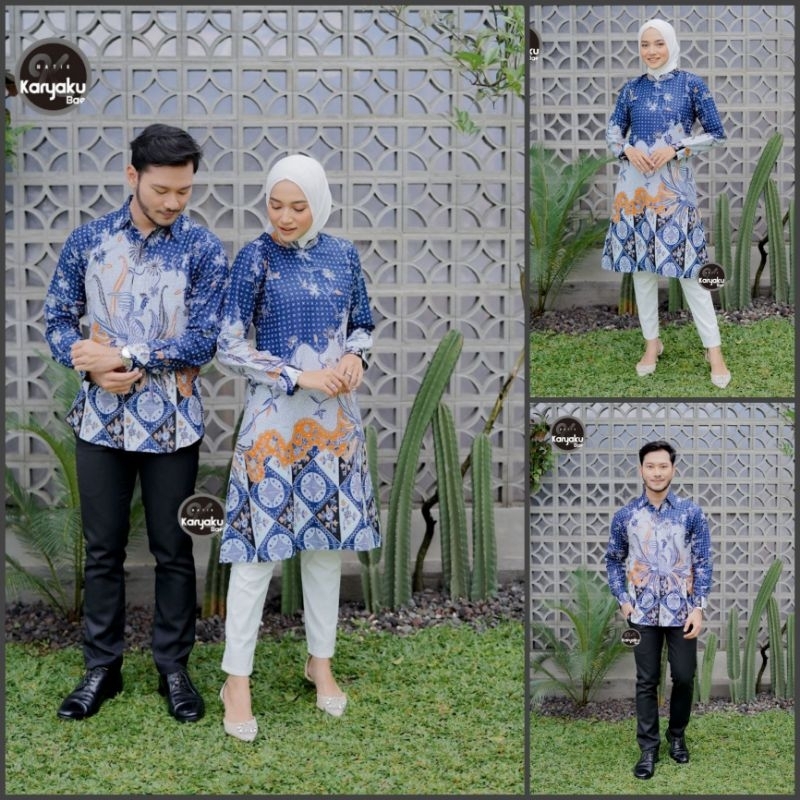 Batik Couple Tunik Batik Couple Baju Batik Couple Modern