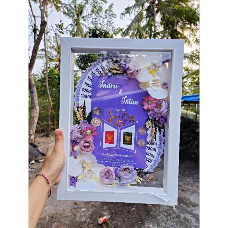 1 HARI JADI Mahar Pernikahan BTS ukuran 35x25 cm Mahar BTS Mahar Unik Mahar Aesthetic Mahar Pernikahan Murah