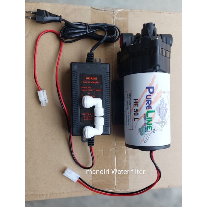 pompa  ro micron /pureline 400gpd/500gpd - pompa boster
