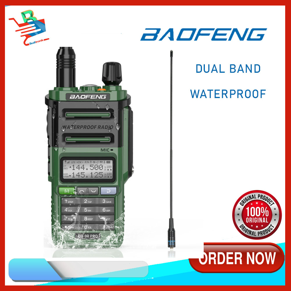 HT Baofeng UV-9R Pro / Walkie Talkie Baofeng Dual Band Waterproof