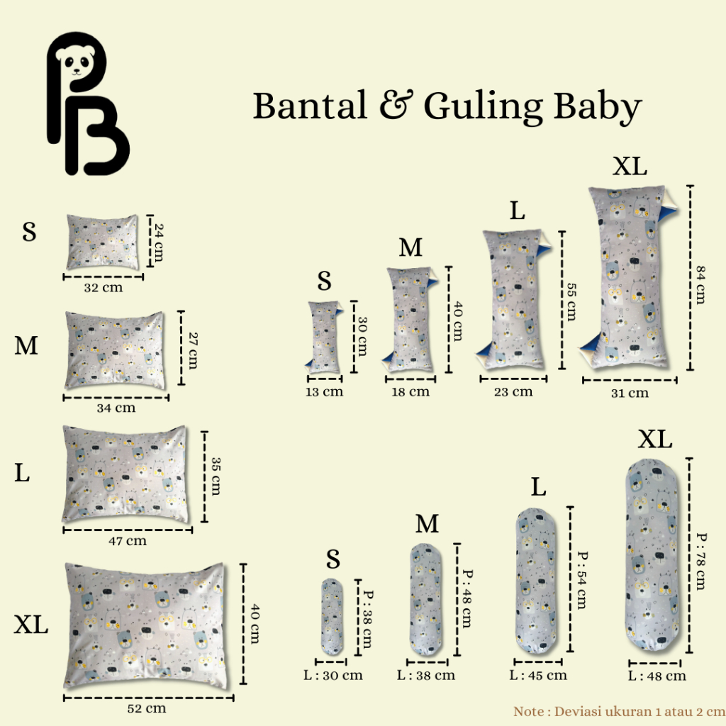 Precious Baby | Bantal Guling 2in1 Bayi Set Bundling | Isi Microfiber | Paket Bundling Bantal Guling / Pillow Hug | Bantal dan Guling Anak | Baby Pillow and Bolster | Child Pillow and Bolster