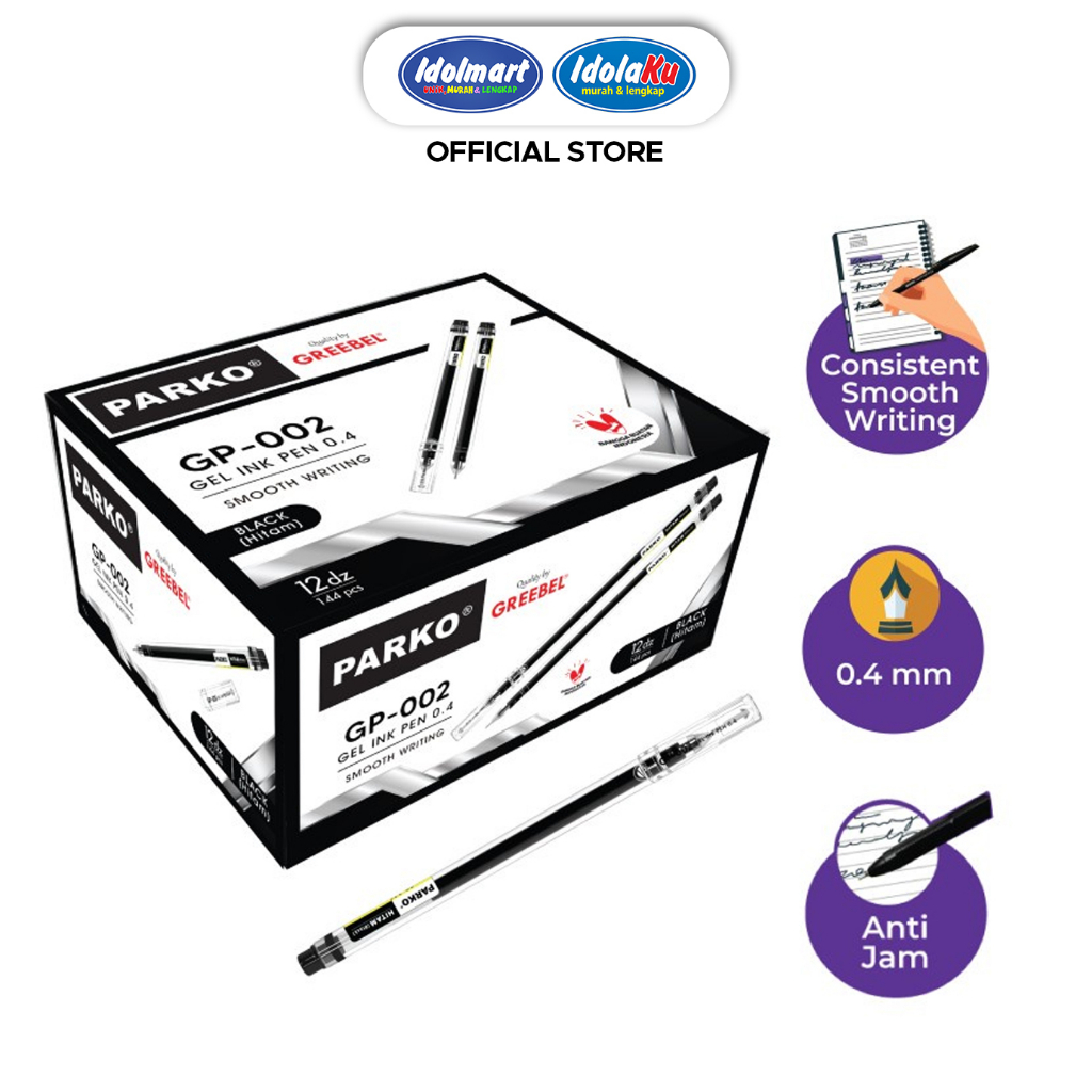 

IDOLMART Pulpen PARKO GP-002 Pcs Satuan