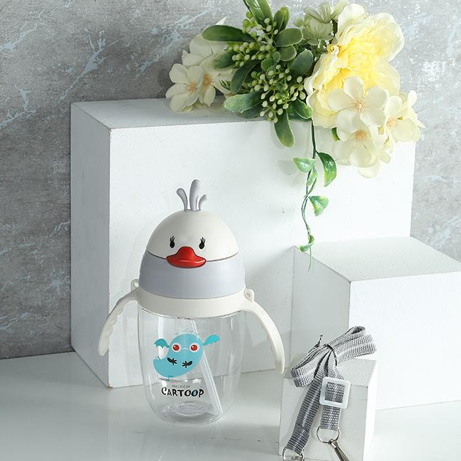 TOKO21-- BOTOL MINUM ANAK WITH SEDOTAN TALI YQ 6761/350ml BOTOL CANGKIR ANAK ANAK