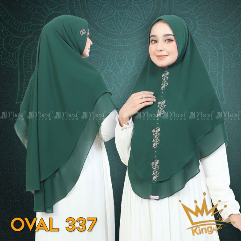 khimar hijab d.best syar. i oval337