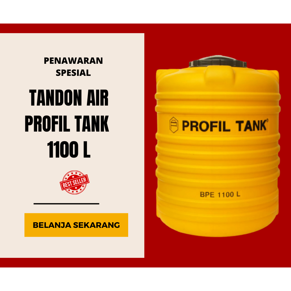 Tandon Profil Tank 1100 liter BPE