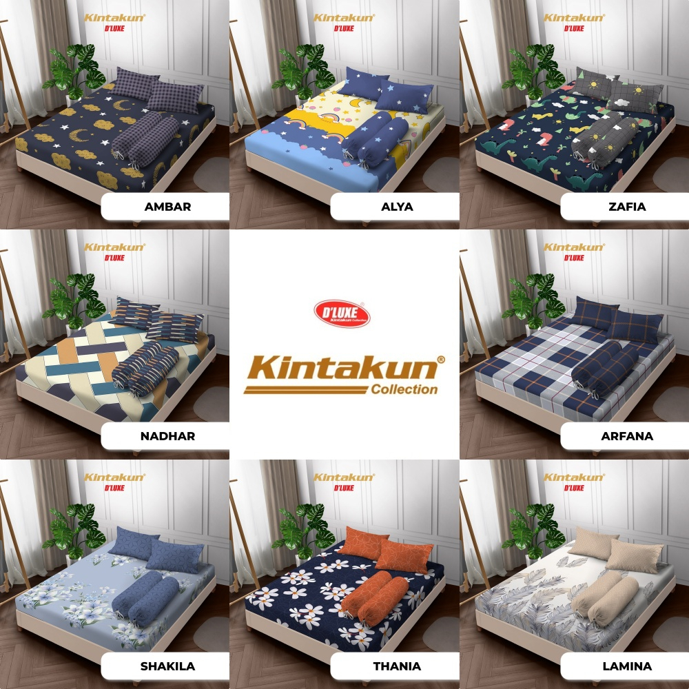 Kintakun Dluxe - Sprei Queen (160x200) Terlaris pilihan