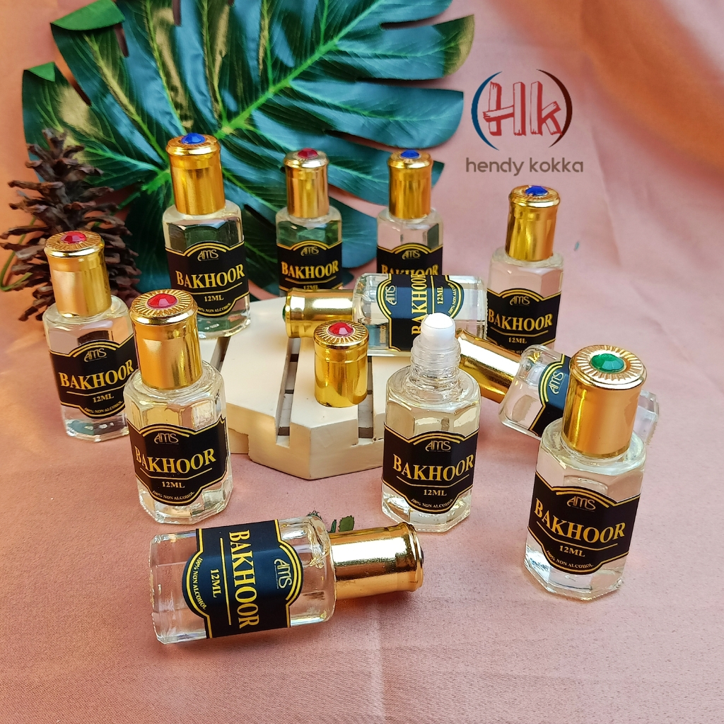 PARFUM SHALAT BAKHOOR ISI 12ML 100% FULL BIANG WANGI TAHAN LAMA